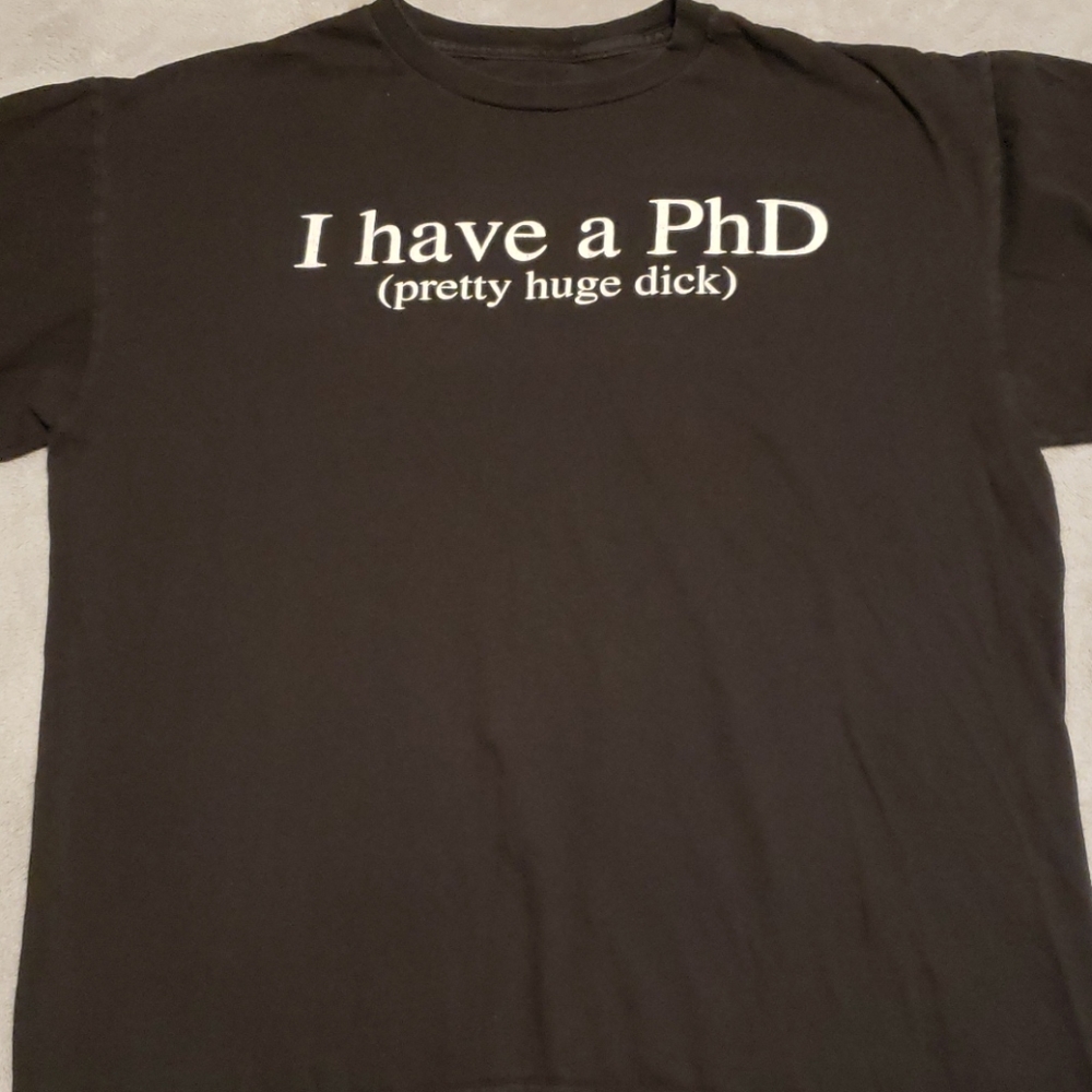 Mens graphic college tee